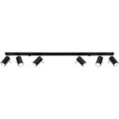 Plafon RING 6L czarny