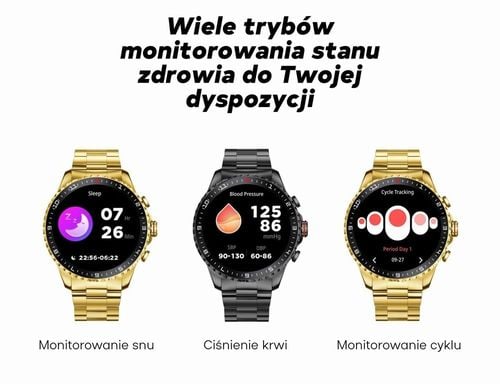 smartwatch męski gravity gt16-2 black / czarna bransoleta na Arena.pl