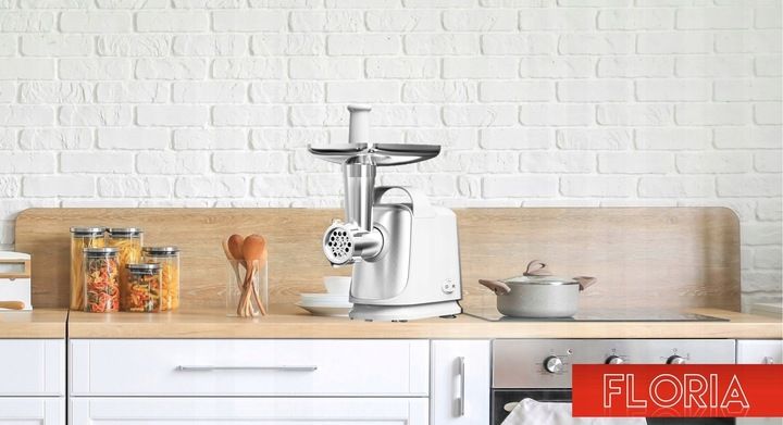 MASZYNKA DO MIELENIA MIĘSA ELEKTRYCZNA REWERS SZARPAK BIAŁA MOCNA 1300W zdjęcie 13