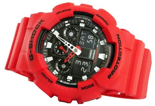 zegarek męski casio g-shock ga-100b-4aer + box na Arena.pl