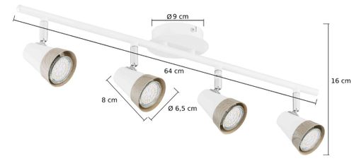 Spot 4xGU10 ROX 1304 na Arena.pl