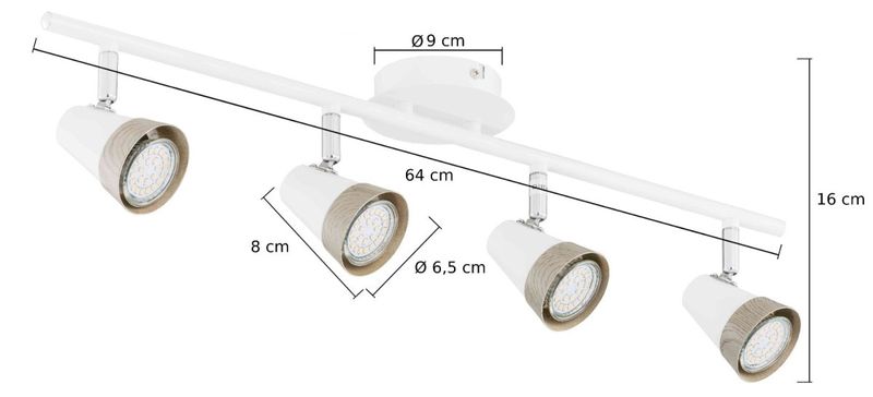 Spot 4xGU10 ROX 1304 zdjęcie 3
