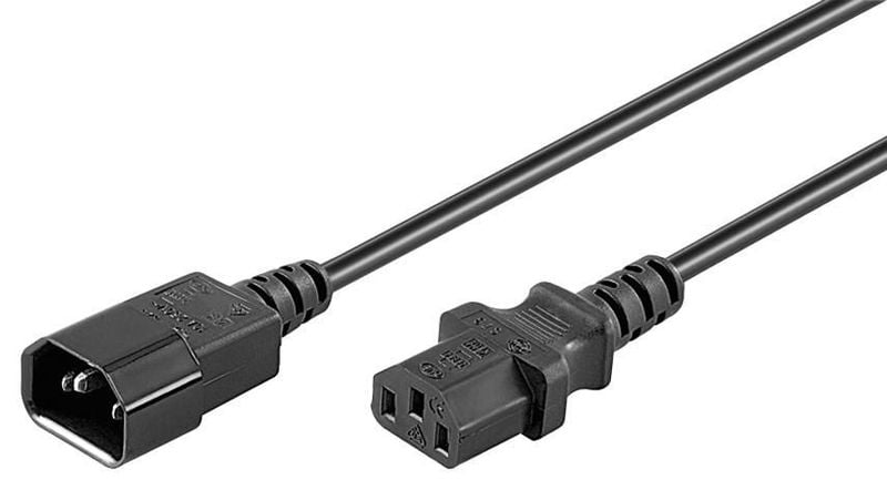 MicroConnect Power Cord C13 - C14 3m black zdjęcie 1