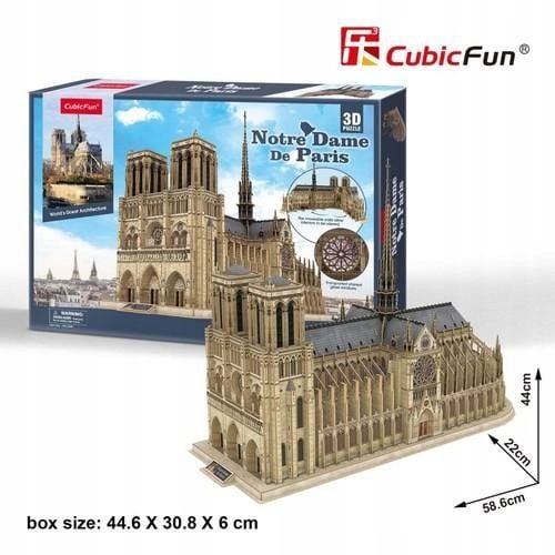 Puzzle 3D Notre Dame de Paris na Arena.pl
