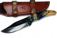 NÓŻ MYŚLIWSKI BUSHCRAFT SURVIVAL STAL Custom ETUI