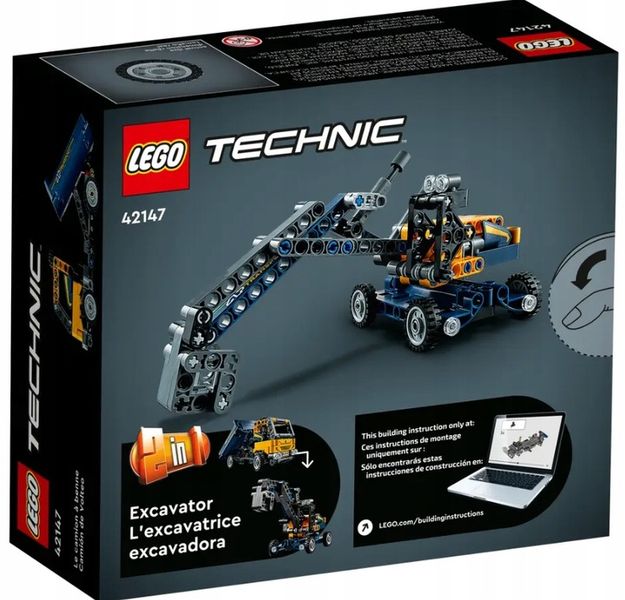 LEGO TECHNICS CIĘŻARÓWKA TIR KOPARKA WYWROTKA MASZYNY BUDOWLANE POJAZDY zdjęcie 7