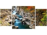 80X40CM ZEGAR ZEGAR WYBRZEŻE KLIFACH OBRAZ