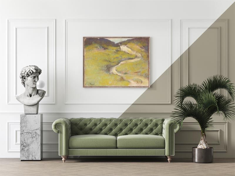 Pathway in a Field, Edgar Degas - plakat 42x29,7 cm zdjęcie 3