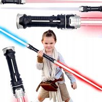 MIECZ ŚWIETLNY DŁUGI PODWÓJNY GWIEZDNE WOJNY 132CM