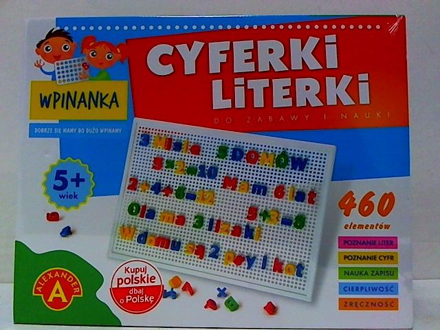 Wpinanka cyferki i literki 18677 zdjęcie 1