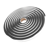 BUTYL 0303 15mm/5m CZARNY SZNUR USZCZELNIACZ NA WILGOĆ, KLEJ-ROZŁĄCZNY