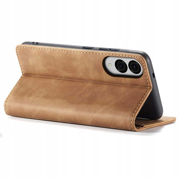 Spacecase Wallet Galaxy S25 Edge Light Brown zdjęcie 5