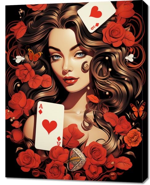 Obraz 70x90cm Różany Hazard zdjęcie 1