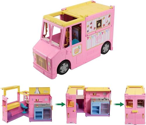 Barbie HPL71 Lemoniadowy truck furgonetka auto Mattel na Arena.pl