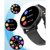 ZEGAREK SMARTWATCH POLSKIE MENU ROZMOWY SPORT SMART WATCH RÓŻOWY WATCH PRO