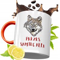 Kubek Pomarańczowy Dla Prezesa Prezent Z Nadrukiem Ze Zdjęciem