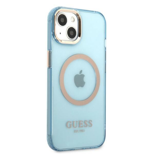 Etui Guess do iPhone 15, iPhone 14, iPhone 13, Niebieski, MagSafe zdjęcie 4