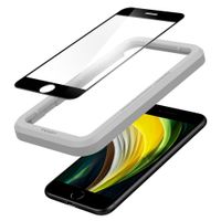 szkło hartowane spigen alm glass fc iphone 7 / 8 / se 2020 / 2022 black
