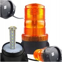 Lampa Dachowa Samochodowa Ostrzegawcza Strobo Kogut Led 12/24V 30 x SMD Led