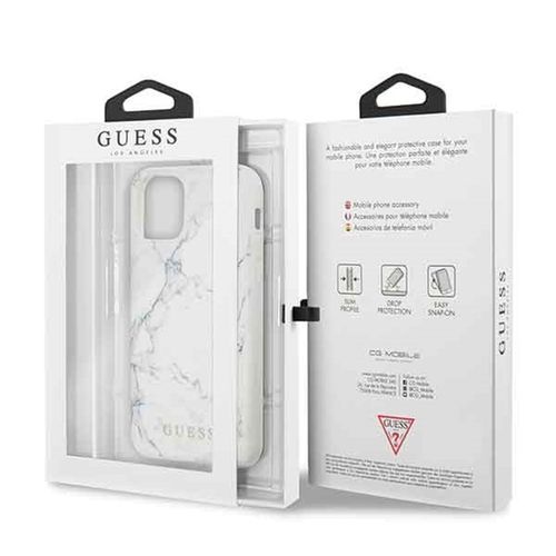 Guess Marble - Etui iPhone 11 (biały) na Arena.pl
