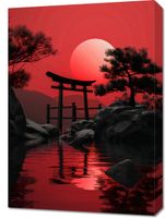 Obraz 50x70cm Świątynia przy Ciszy