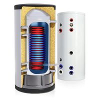 Zasobnik CWU 150L NIERDZEWNY 2 wężownice 0,6+1,6m²