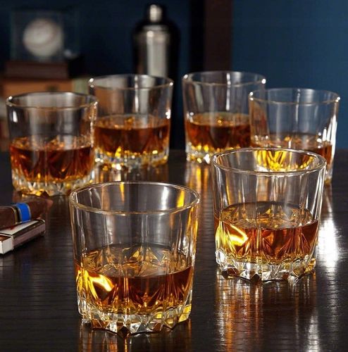 6x SZKLANKI DO WHISKY 310ML DRINKÓW NAPOJÓW ZESTAW KOMPLET SZKLANEK na Arena.pl