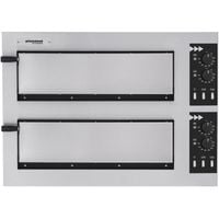 piec do pizzy 2-komorowy na 2 pizze śr. 45 cm basic 2/50 vetro 6000 w