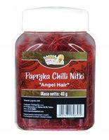 Papryka Chili Nitki Angel Hair - 40g - Piękny Kolor Dobre w Wygodnym Słoik
