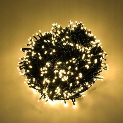 LAMPKI CHOINKOWE LED ŚWIĄTECZNE ZEWNĘTRZNE i WEWNĘTRZNE 200LED 8 TRYBÓW 14m na Arena.pl