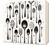 Obraz 40x40cm Narzędzia Smaku