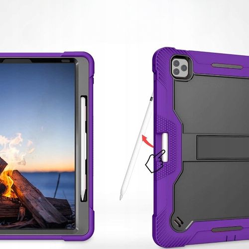 Etui do iPad Pro 5/4/3 12.9” z Podstawką i Miejscem na Rysik Fioletowe na Arena.pl