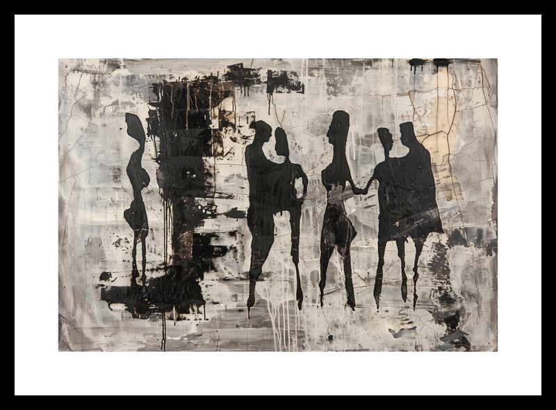 Plakat 30x20cm Szarzy Ludzie zdjęcie 3