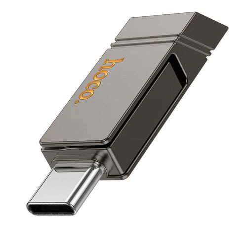 Pendrive 64GB USB 3.2 (USB A + USB C) Hoco UD14 szary na Arena.pl