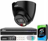 Zestaw Monitoringu IP DAHUA Kamery 4Mpx IPC-HDW1439V-A-IL-0280B Black