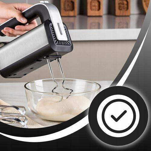 MIKSER RĘCZNY ROBOT KUCHENNY 300W TURBO TRZEPACZKI HAKI 5 PRĘDKOŚCI na Arena.pl