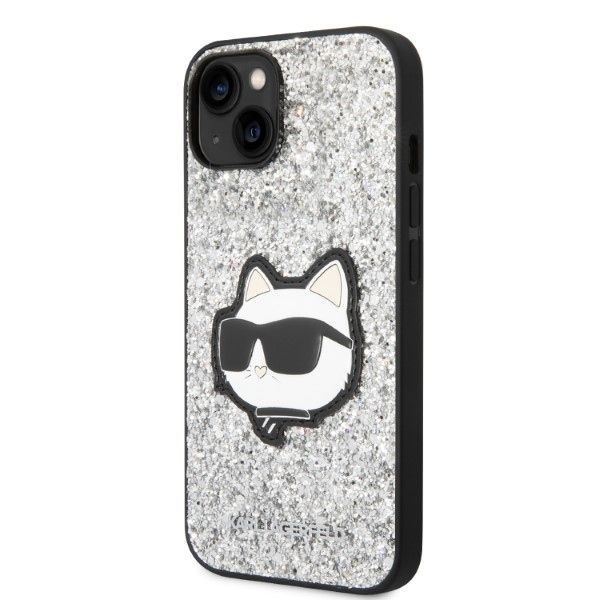 Etui Karl Lagerfeld do iPhone 15 Plus, iPhone 14 Plus, Srebrny zdjęcie 2