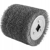 SZCZOTKA DRUCIANA WALCOWA SATYNIARKI SZLIFIERKI 120X100 DREWNA METALU RDZY