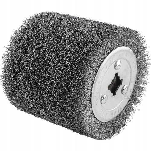 SZCZOTKA DRUCIANA WALCOWA SATYNIARKI SZLIFIERKI 120X100 DREWNA METALU RDZY na Arena.pl