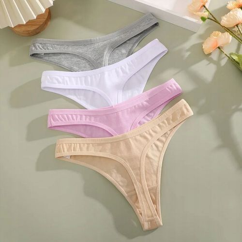 5x PIĘKNE BAWEŁNIANE NAJLEPSZEJ JAKOŚCI WYGODNE STRINGI #2XL 071 na Arena.pl