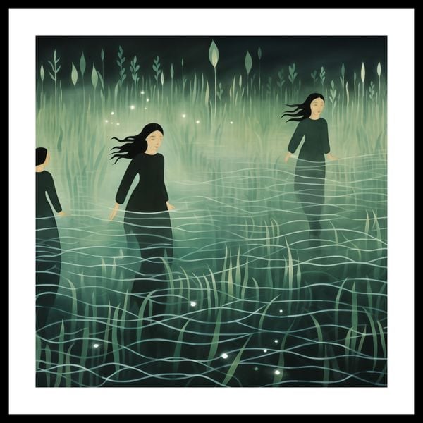 Plakat 60x60cm Pośród Ciszy zdjęcie 3