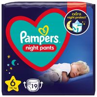 Pampers Night Pants Pieluchomajtki rozmiar 6, 19 szt, 15kg+
