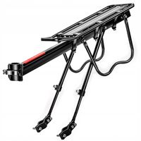 BAGAŻNIK ROWEROWY TYLNY ALUMINIUM Wytrzymały 50KG UNIWERSALNY XXL