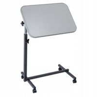 Stolik PRZYŁÓŻKOWY EASY dla PACJENTA z REGULACJA SZARY Herdegen