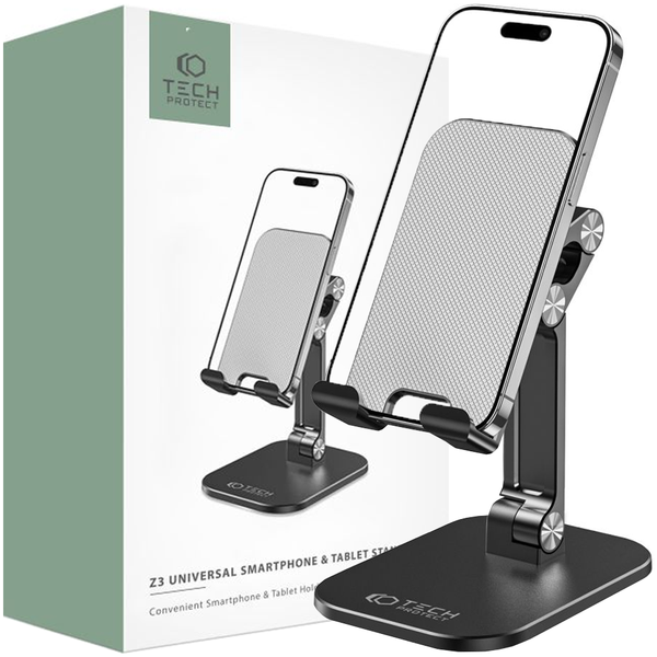 TECH-PROTECT Z3 UNIVERSAL STAND HOLDER SMARTPHONE & TABLET GREY zdjęcie 1