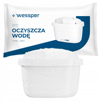 Filtry do wody Wessper Aquamax WES003 Standard do Brita Dafi 6 sztuk