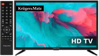 TELEWIZOR 24'' LED KRUGER&MATZ 12V 230V DVB-T2 NOWY MODEL