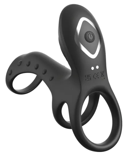 fantasy c-ringz couples cage pro black silikonowy system wibrujący na Arena.pl