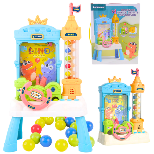 Duża Gra Zręcznościowa Łapacz Kulek Winda Automat Kierownica LED Naklejki na Arena.pl