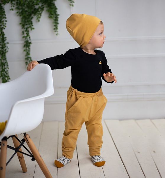 Spodenki musztardowe 74 zdjęcie 2